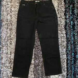 Women’s Black Lee Pants Size 14 Short